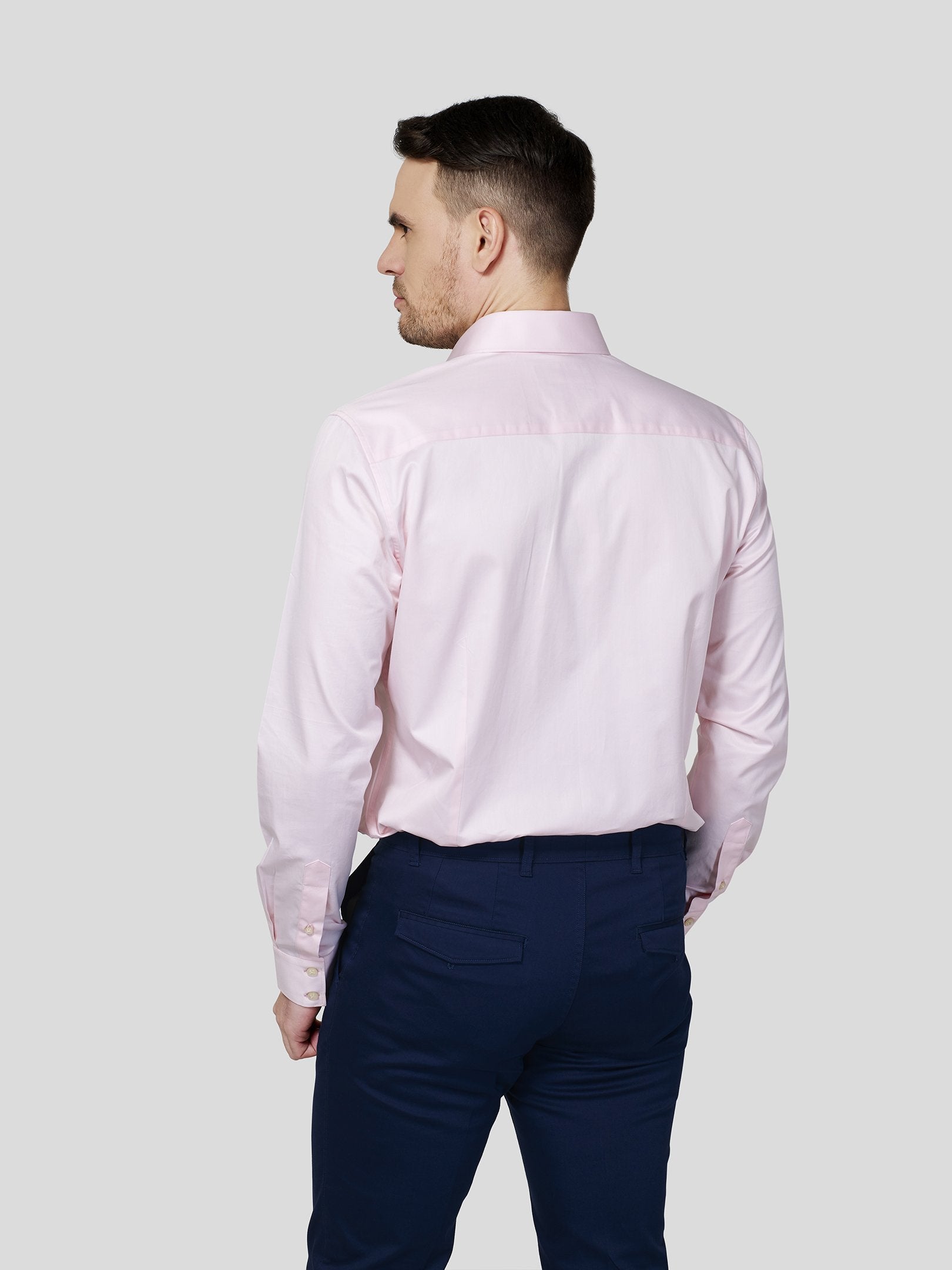 Pink Classic Shirt - Zest Mélange Pink Classic Shirt - Zest Mélange