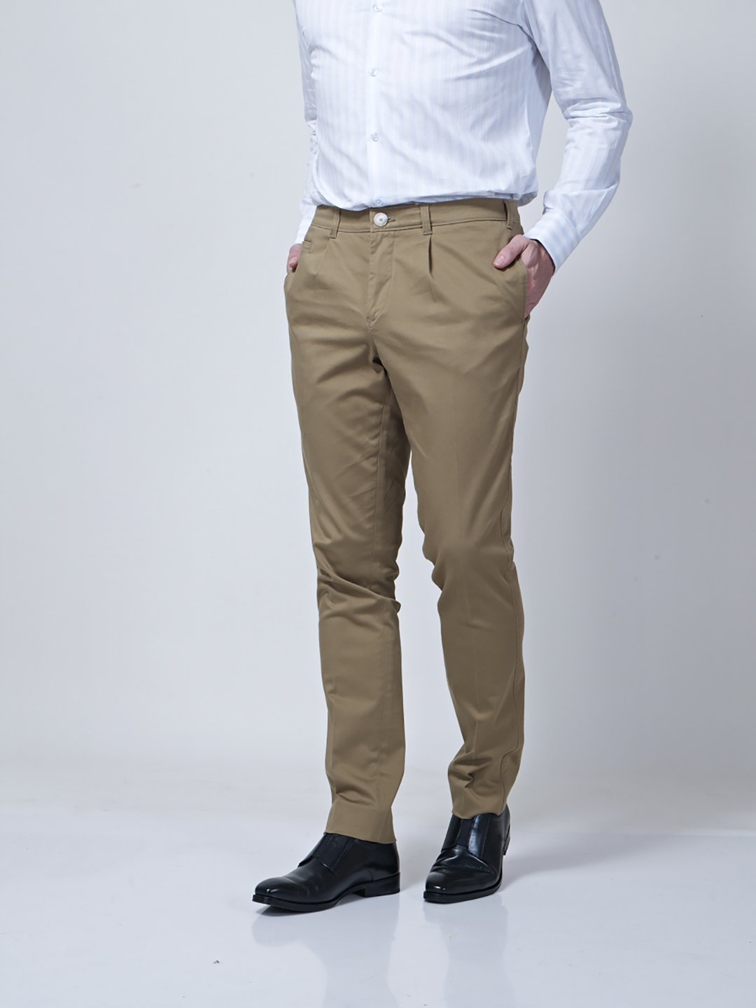 Paneled Chino - Zest Mélange Paneled Chino - Zest Mélange