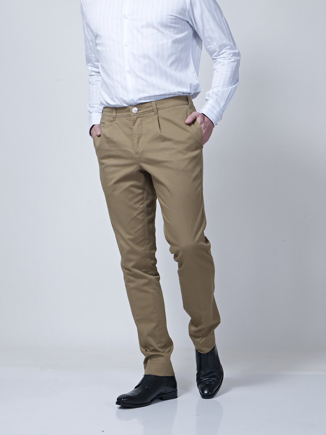 Paneled Chino - Zest Mélange Paneled Chino - Zest Mélange