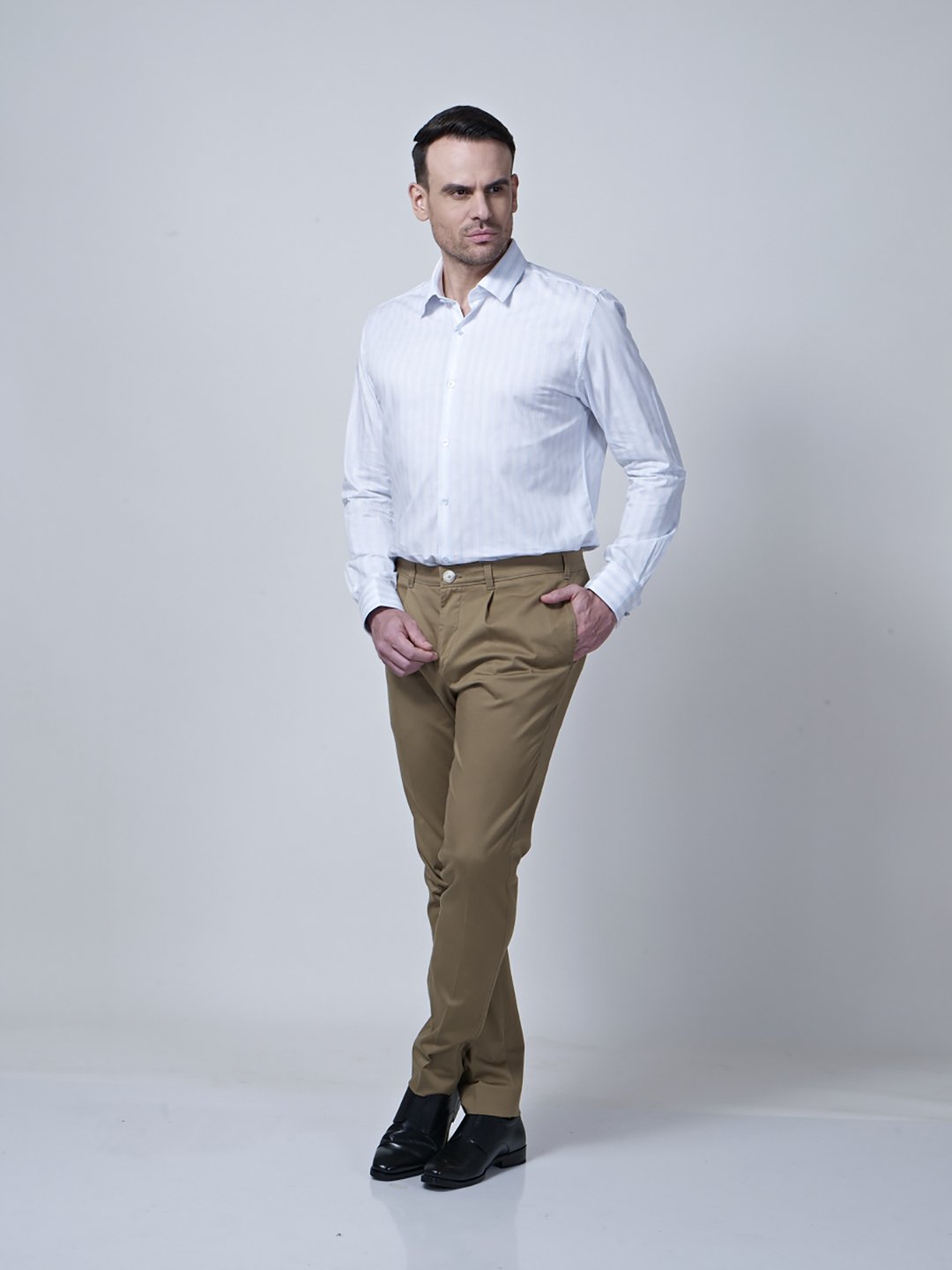Paneled Chino - Zest Mélange Paneled Chino - Zest Mélange