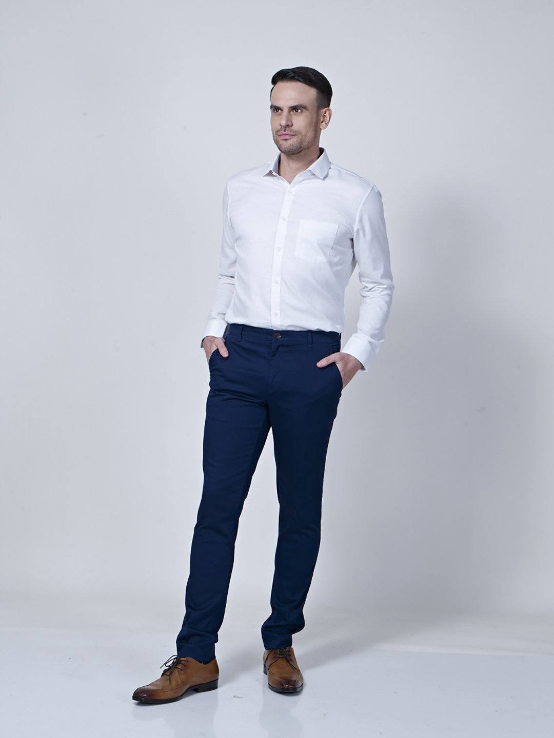 Classic Chino (Blue) - Zest Mélange Classic Chino (Blue) - Zest Mélange