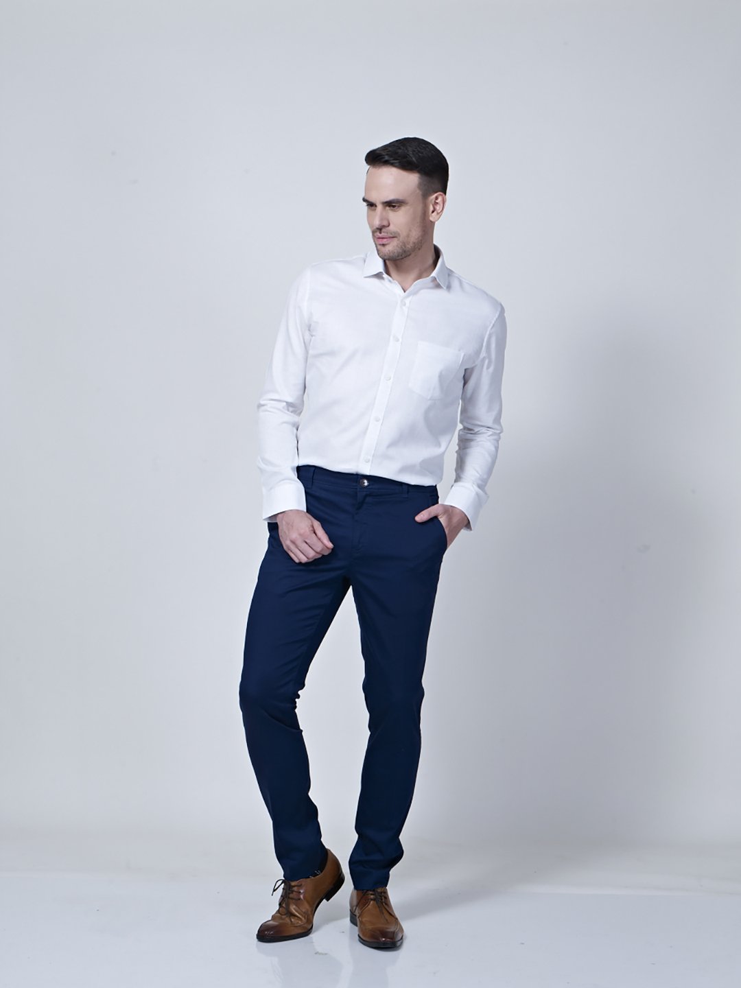 Classic Chino (Blue) - Zest Mélange Classic Chino (Blue) - Zest Mélange