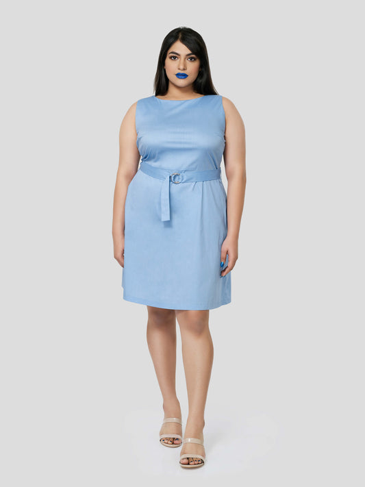 Genuine Pride of Dress with O Ring Detail - Zest Mélange