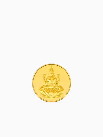1 Gram 999 Purity Goddess Laxmi Gold Coin - Zest Mélange  1 Gram 999 Purity Goddess Laxmi Gold Coin - Zest Mélange
