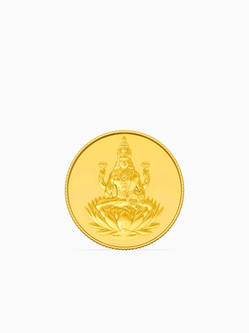 2 Gram 995 Purity Goddess Laxmi Gold Coin - Zest Mélange  2 Gram 995 Purity Goddess Laxmi Gold Coin - Zest Mélange