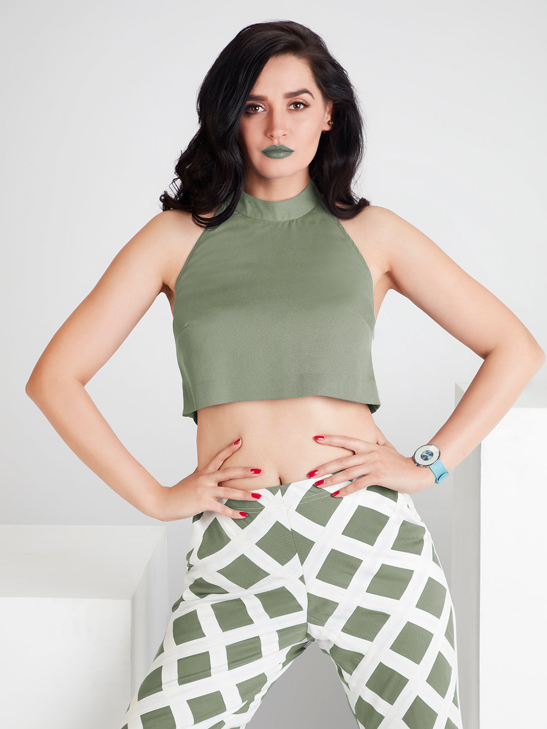 Foliage Green Sparkler Co-ords - Zest Mélange  Foliage Green Sparkler Co-ords - Zest Mélange