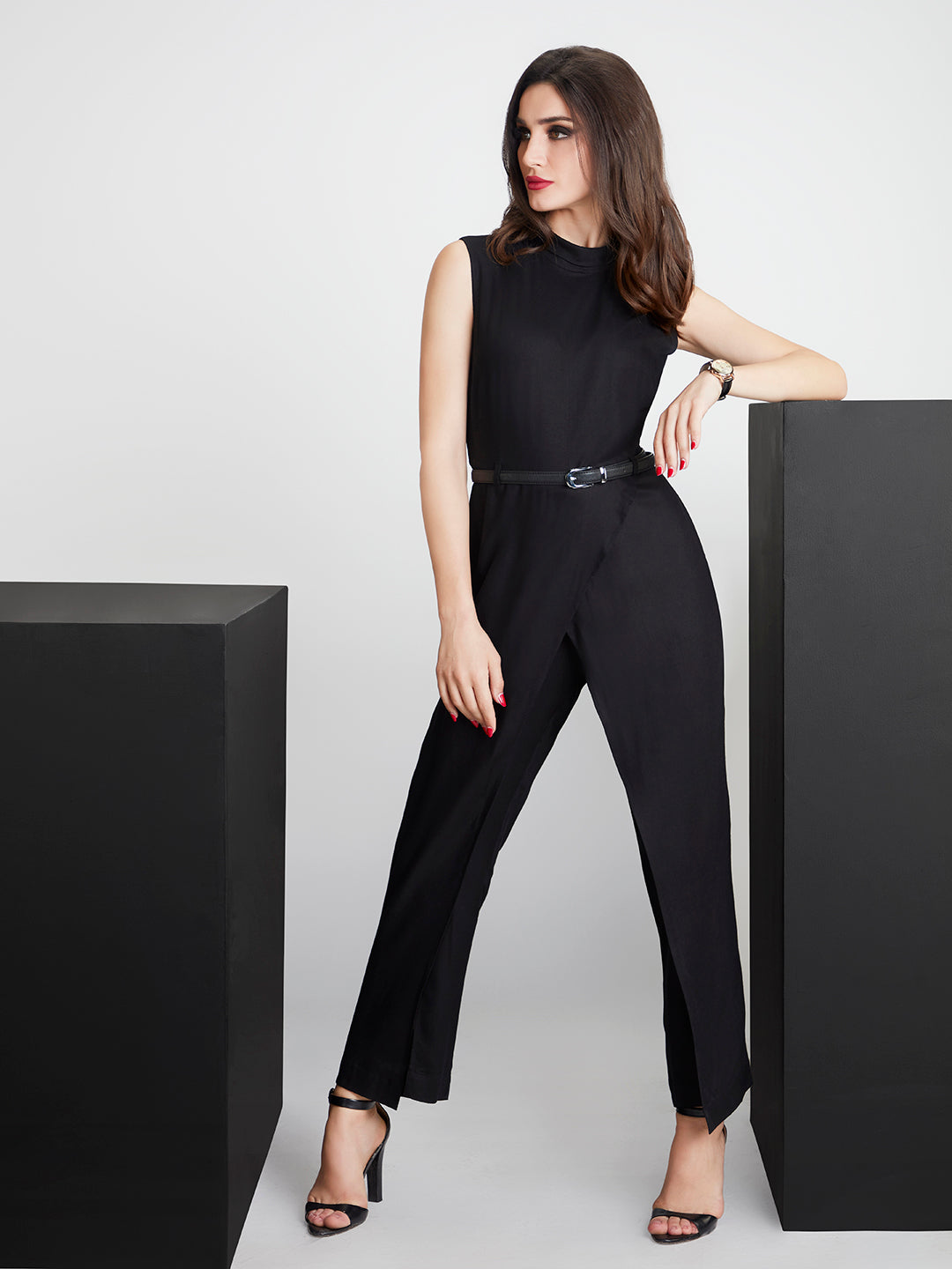 Virtuous Wrap Around Jumpsuit - Zest Mélange  Virtuous Wrap Around Jumpsuit - Zest Mélange