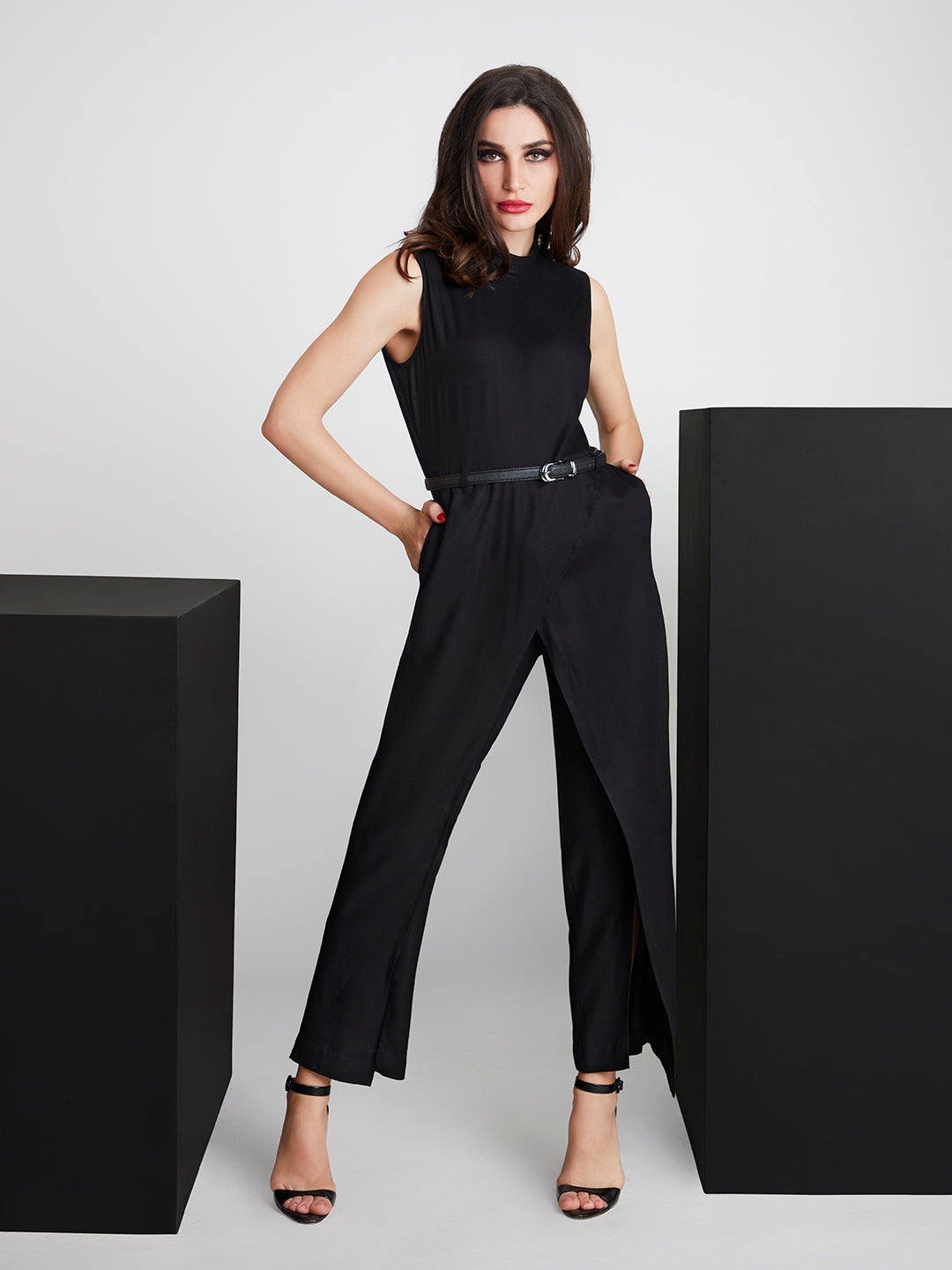 Virtuous Wrap Around Jumpsuit - Zest Mélange  Virtuous Wrap Around Jumpsuit - Zest Mélange