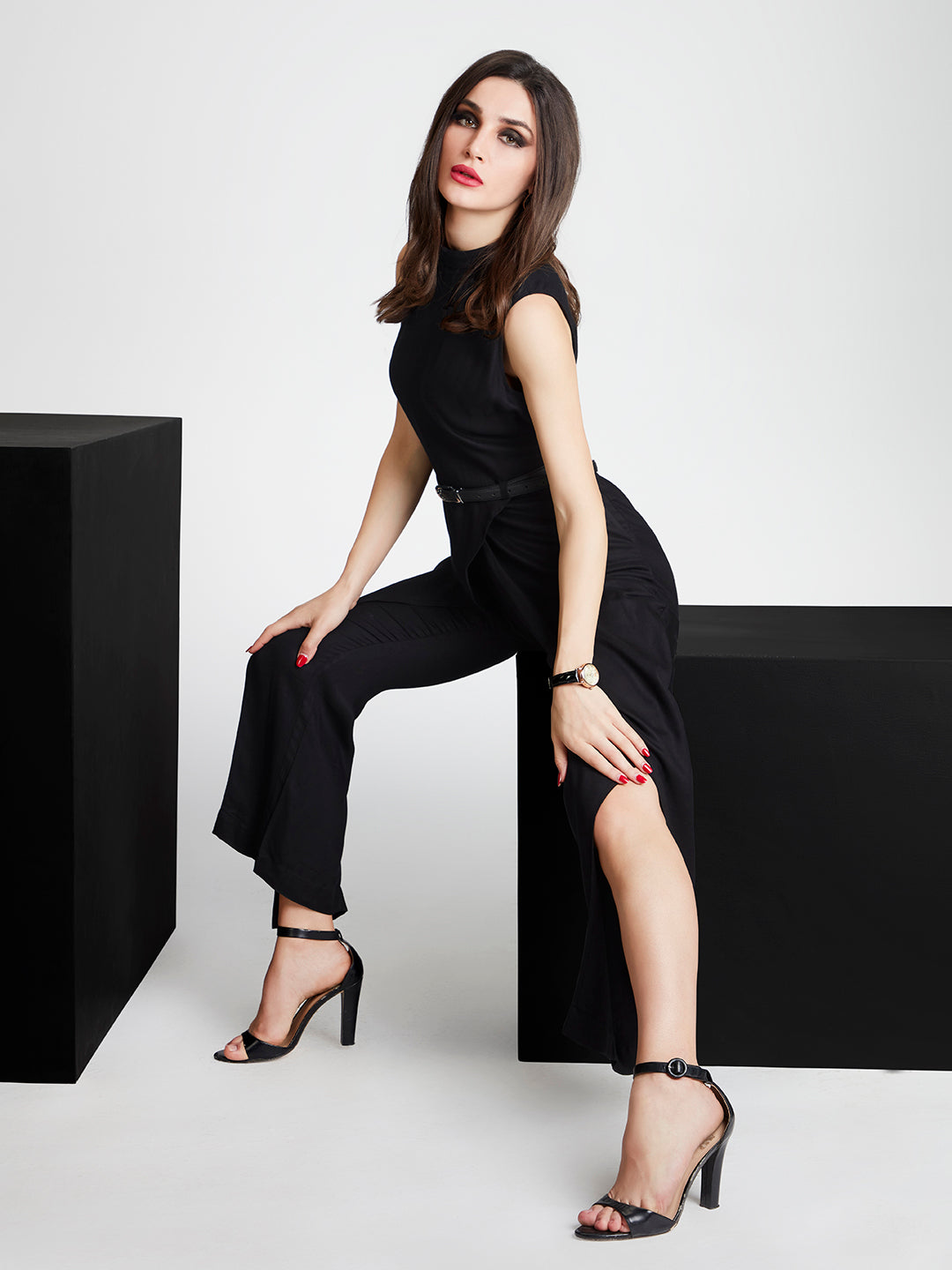 Virtuous Wrap Around Jumpsuit - Zest Mélange  Virtuous Wrap Around Jumpsuit - Zest Mélange