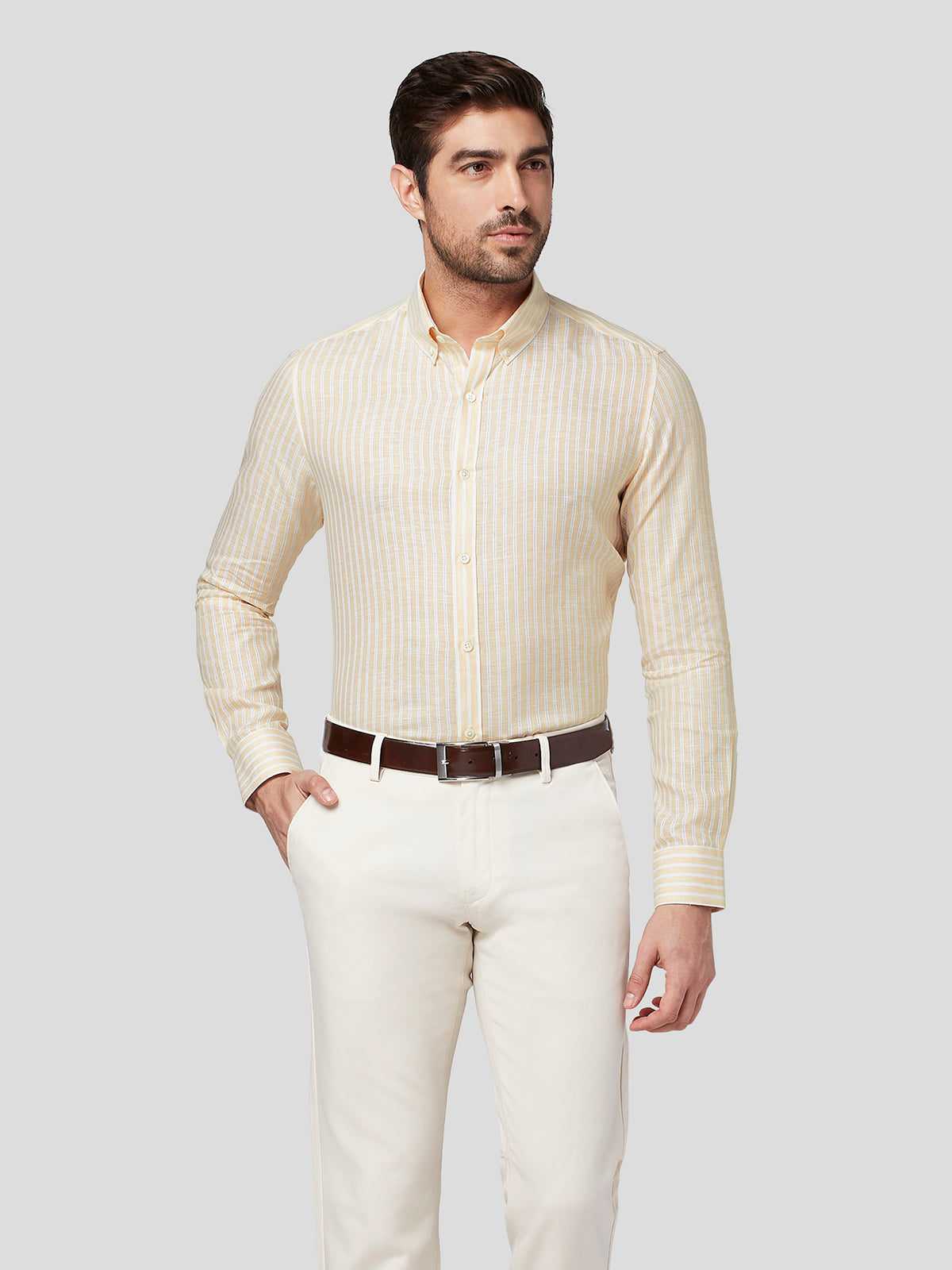 Etherea Linen Stripe Shirt