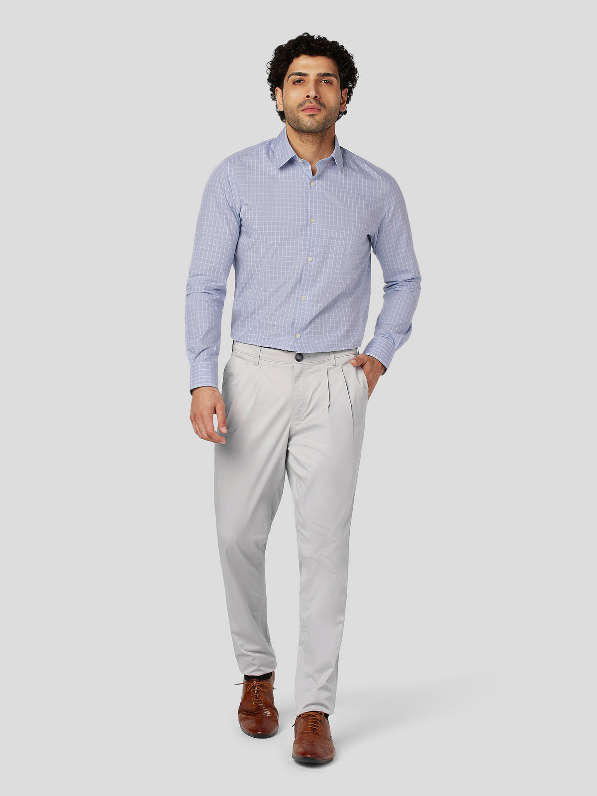 Assertive Micro Houndstooth Premium Shirt