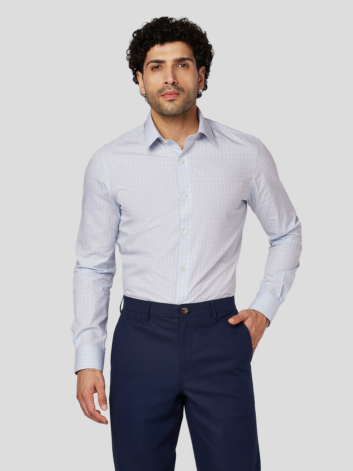 Assertive Micro Houndstooth Dobby Shirt