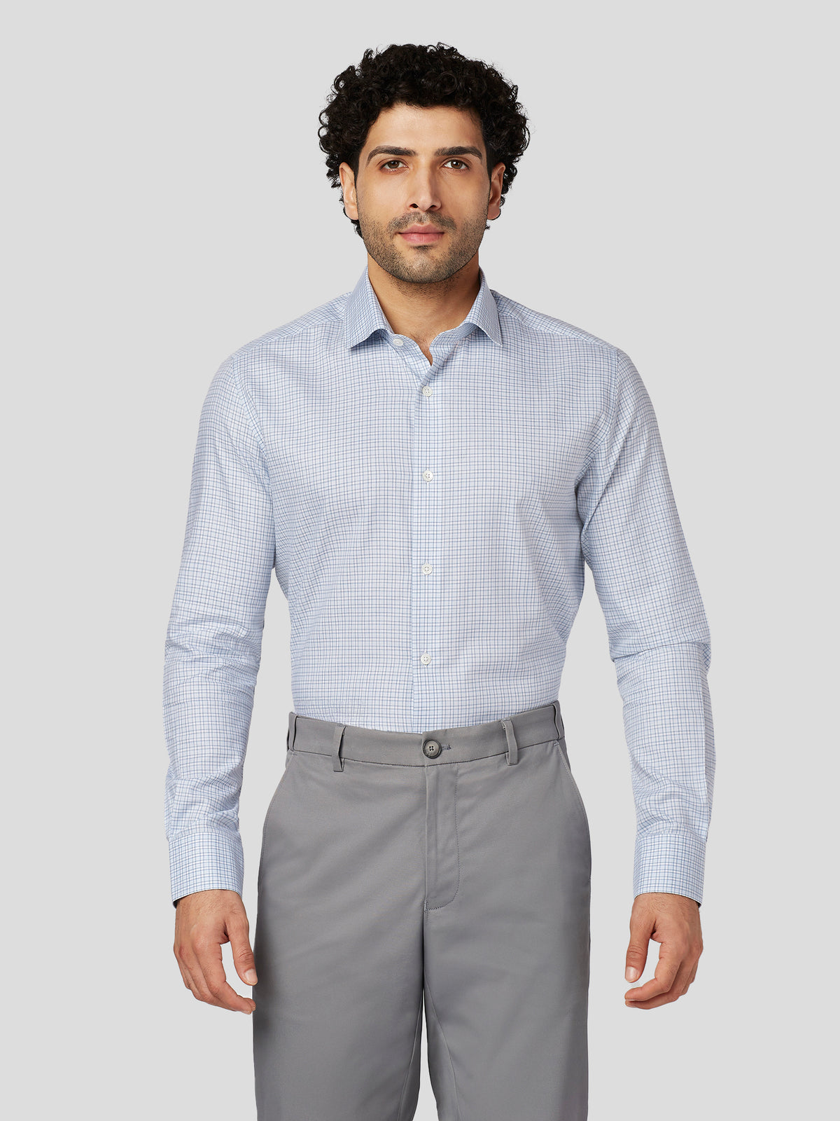 Eloquent Subtle Check Mélange Shirt
