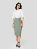 Laurel Lyocell Paneled Skirt