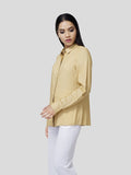 Formal Shirt With Yoke Detail (Beige) - Zest Mélange 