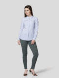 Formal Shirt With Yoke Detail - Zest Mélange 