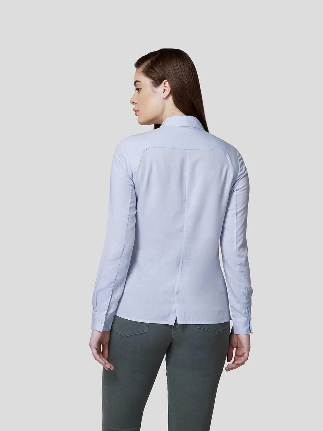 Formal Shirt With Yoke Detail - Zest Mélange 