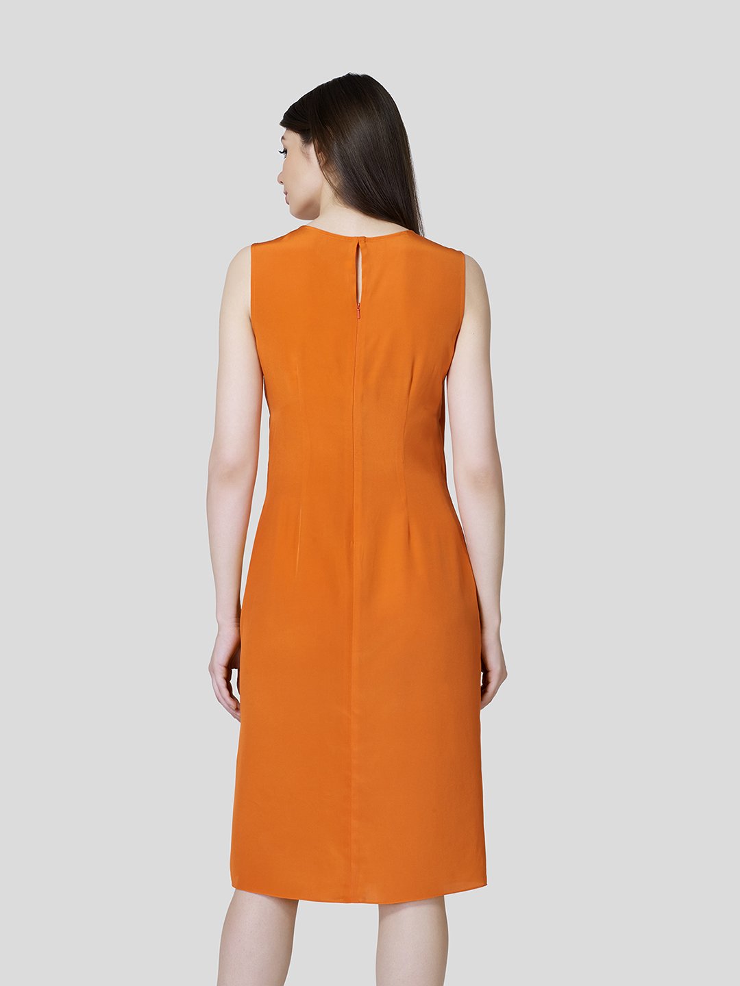 Overlapped Front Dress - Zest Mélange 
