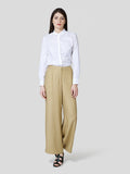 Flared Pants With Tiny Belt Loop Details - Zest Mélange 