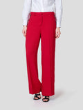 Flared Pant With Metallic Zip Pocket Detail - Zest Mélange 