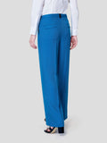 Flared Pant With Metallic Zip Pocket Detail - Zest Mélange 