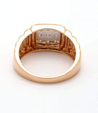 Real Diamond Mens Two Tone Ring - Zest Mélange 
