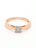 Real Diamond Illussion Cluster Ring - Zest Mélange 