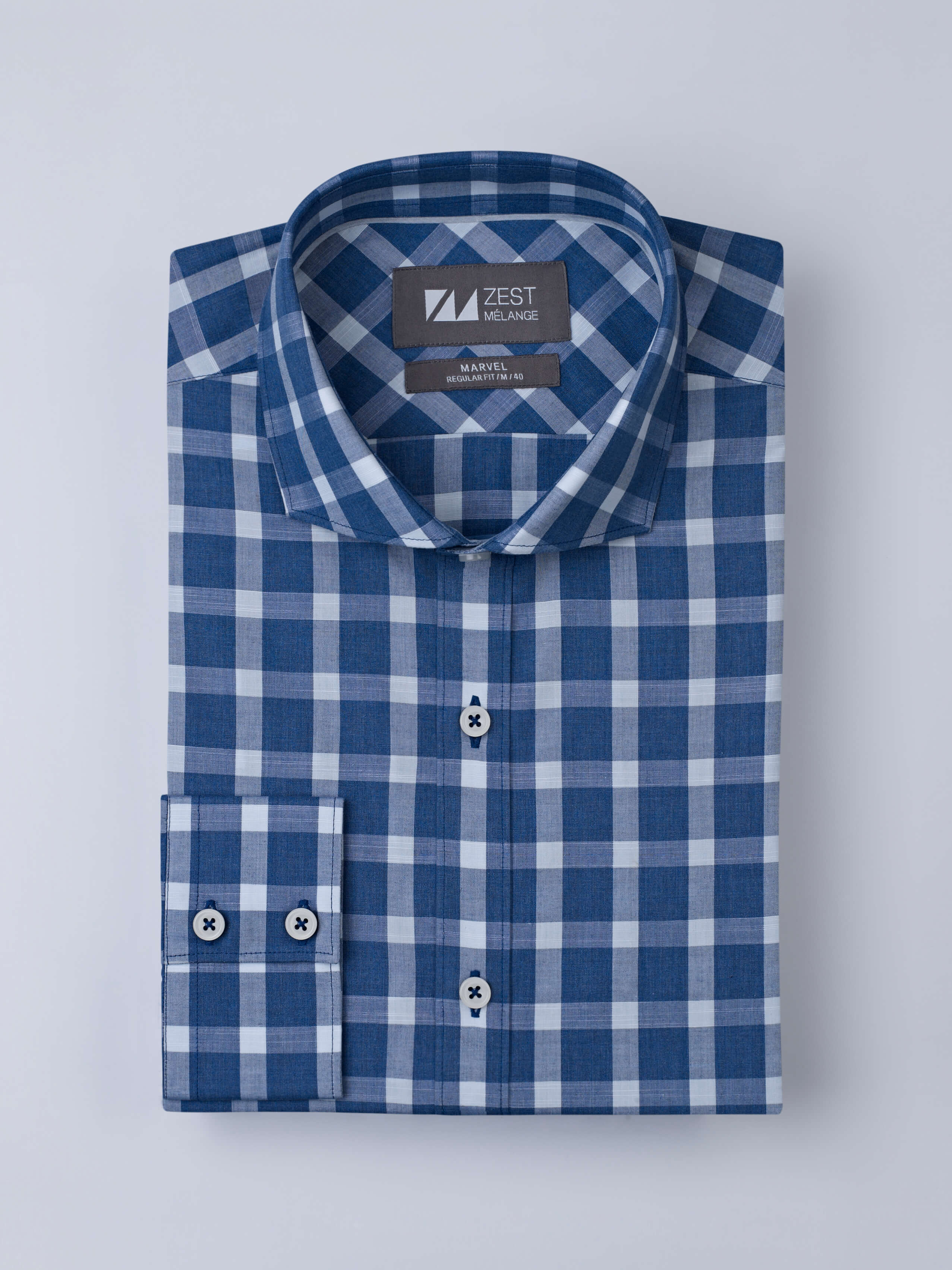 Checks Shirt - Zest Mélange
