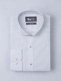 Cut Way Collar Shirt with Contrast Piping Detail - Zest Mélange 