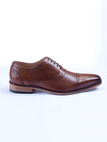 Oxford Lace Up Shoes With Broguing (Burgundy) - Zest Mélange 