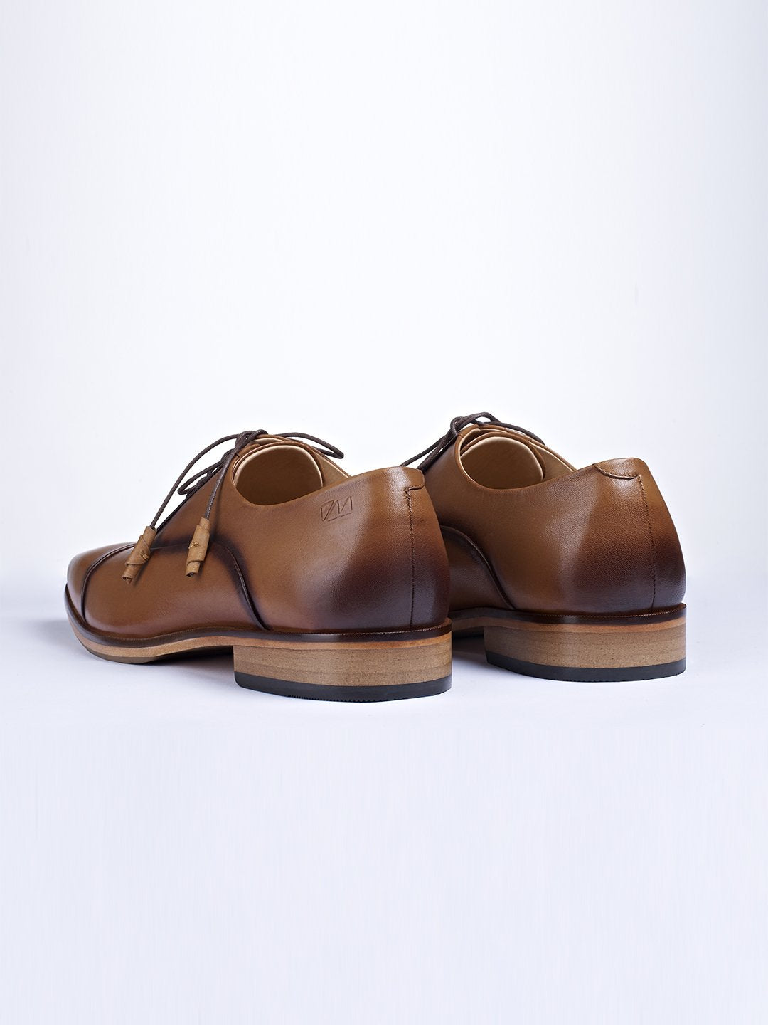 Oxford Lace Up With Precise Invisible Stitch Details - Zest Mélange 