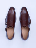 Classic Double Buckle Monk Shoes