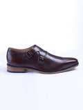 Classic Double Buckle Monk Shoes - Zest Mélange 