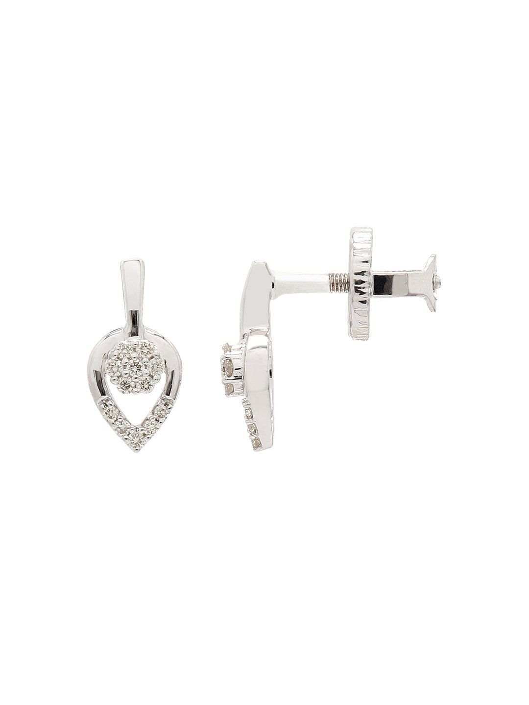 Real Diamond Cluster Stud Earring - Zest Mélange 