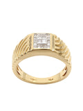 Real Diamond Mens Princess Diamond Ring - Zest Mélange 