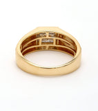 Real Diamond Mens Princess Diamond Ring - Zest Mélange 