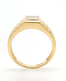 Real Diamond Mens Princess Diamond Ring - Zest Mélange 