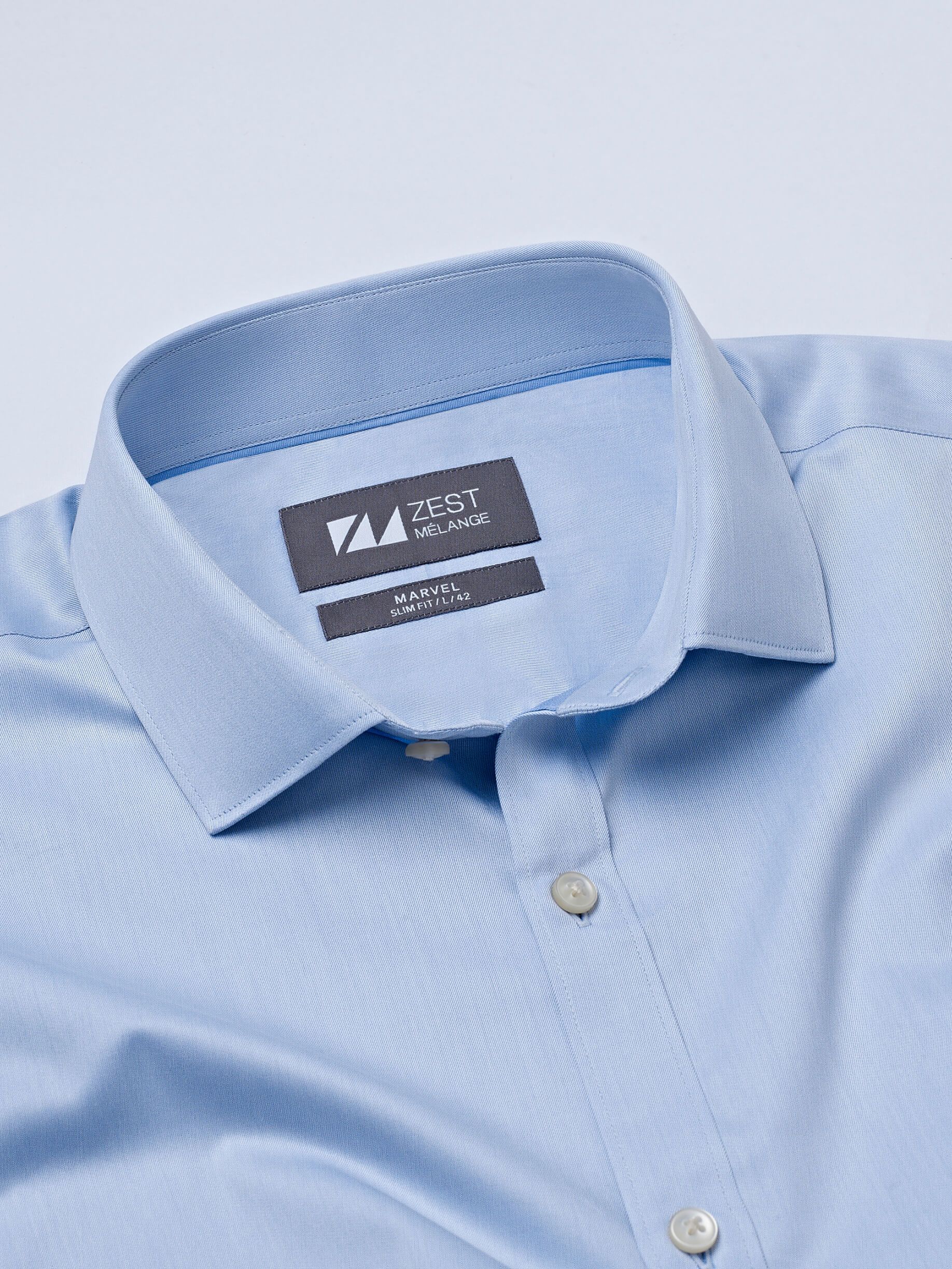 Blue Classic Shirt - Zest Mélange