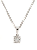 Real Diamond Illussion Cluster Pendant With Chain - Zest Mélange 