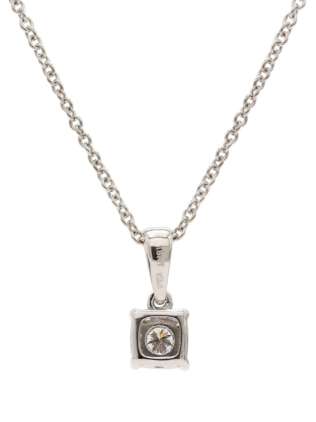 Real Diamond Illussion Cluster Pendant With Chain - Zest Mélange 