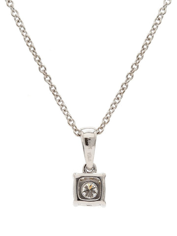 Real Diamond Illussion Cluster Pendant With Chain - Zest Mélange 