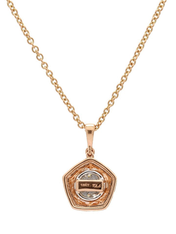 Real Diamond Illussion Cluster Pendant With Chain - Zest Mélange 