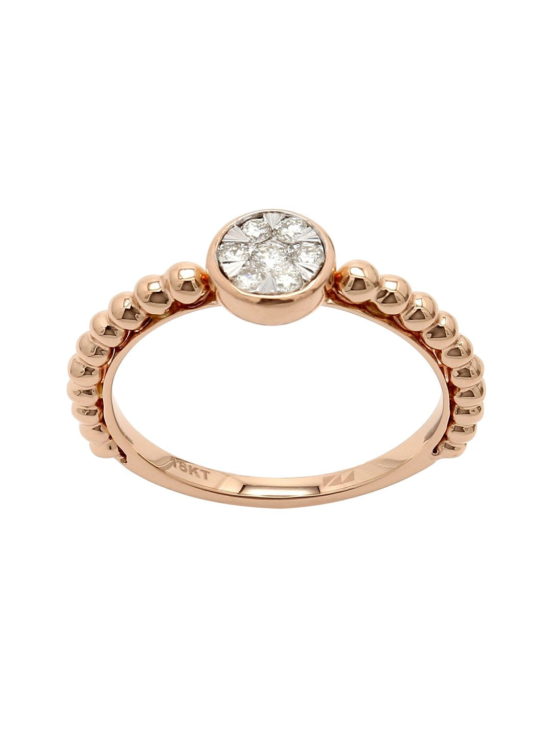 Real Diamond Illussion Cluster Ring - Zest Mélange 