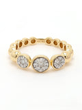 Real Diamond Illussion Cluster Band Ring - Zest Mélange 