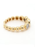 Real Diamond Illussion Cluster Band Ring - Zest Mélange 