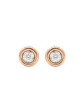Real Diamond Illusion Solitaire Earring - Zest Mélange 