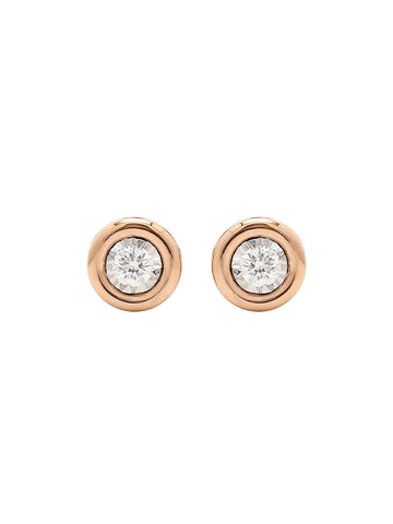 Real Diamond Illusion Solitaire Earring - Zest Mélange 