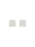 Real Diamond Illussion Cluster Stud Earring - Zest Mélange 