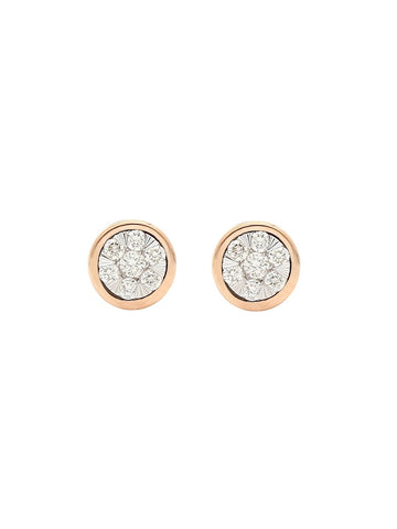 Real Diamond Illussion Cluster Stud Earring - Zest Mélange 