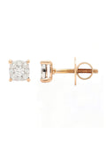 Real Diamond Illussion Cluster Stud Earring - Zest Mélange 
